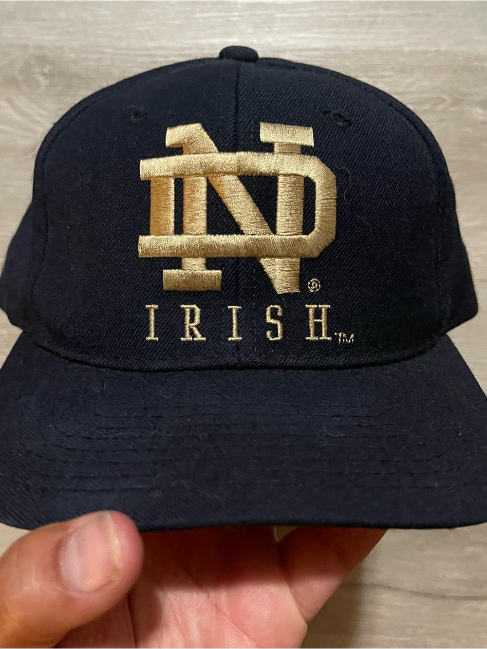 Vintage Reebok Notre Dame Fighting Irish Snapback Hat
